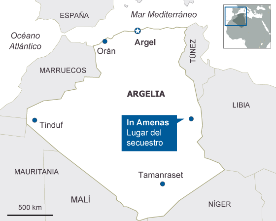 mapa toma planta argelia
