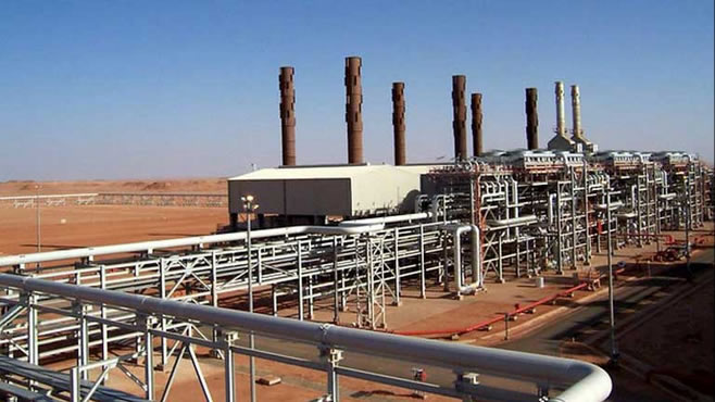 planta de gas tomada en argelia