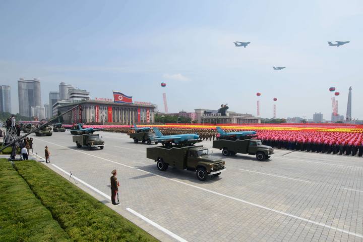El Gobierno norcoreano ha realizado el mayor despliegue de su historia.